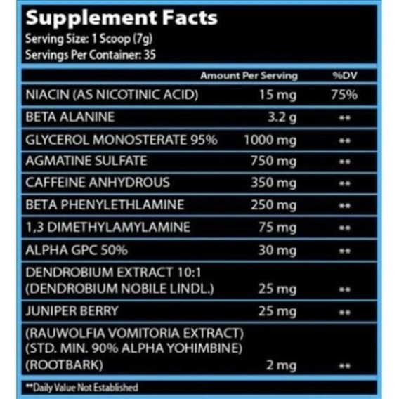 FIRSTCHOICE - SVG75 PRE WORKOUT 282 G FIRSTCHOICE SUPPLEMENTS